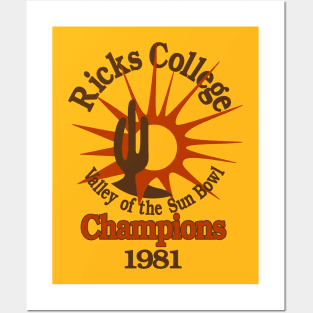 Napoleon Dynamite Ricks College Champions Posters and Art